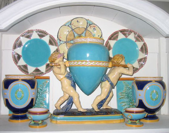 Antique Majolica Pottery