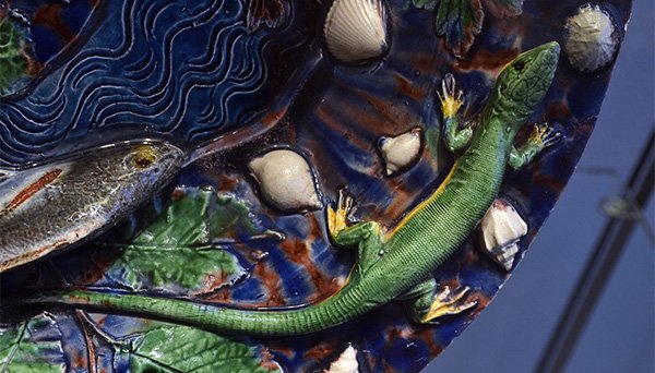 Palissy Pottery Vase