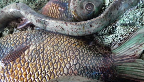 Palissy Pottery Vase