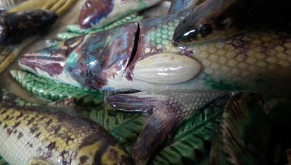 Palissy Pottery Vase