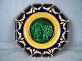 Wedgwood Majolica octagonal pictorial plate