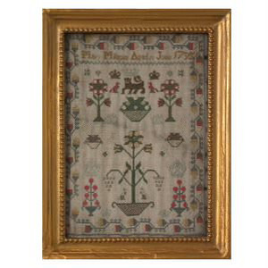 Antique Miniature Sampler, 1795, By Mary Milligain