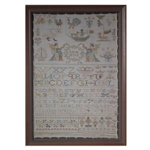 Antique Sampler, 1784, Double Sided (European)