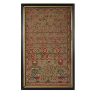 Scottish Sampler, c.1830, by Ann Brown of Kilmarnock