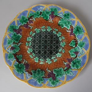 Wedgwood Majolica Vine & Basket Plate