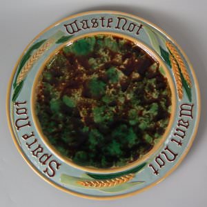 Minton Majolica Circular Bread Platter