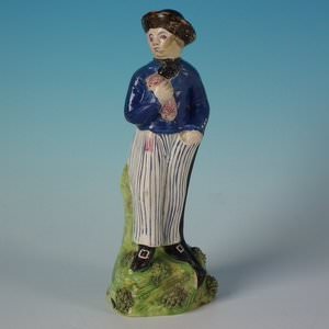 Stafforshire Pearlware Sailor figure