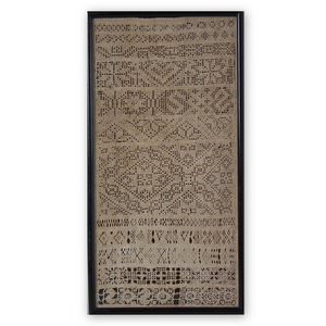 Circa 1660 Whitework Band Sampler