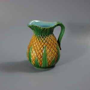 George Jones Majolica Pineapple Form Milk Jug