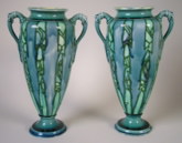 Pair Minton Secessionist No. 26 vases