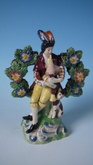 Staffordshire Pearlware bocage piper figure