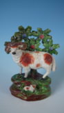 Staffordshire Pearlware ram&lamb bocage figure