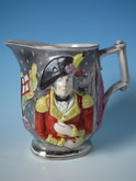 Staffordshire Pearlware Wellington & Hill jug