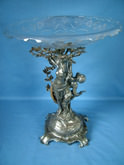 WMF Art Nouveau Figural centrepiece with boy and girl