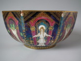 Wedgwood 'Geisha' Fairyland Lustre Octagonal Bowl
