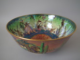 Wedgwood Flame Fairyland Lustre 'Poplar Trees' Imperial bowl