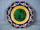 Wedgwood Majolica octagonal pictorial plate
