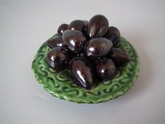 Elias Majolica Palissy olives plate