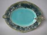Wedgwood Majolica plaice fish platter