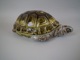 Eichwald Majolica tortoise trinket box
