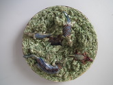 Mafra Majolica Palissy lizard plate