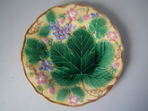 Wedgwood Majolica grape & strawberry plate