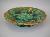 Minton Majolica Nasturtium low compote