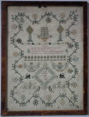 1824 'Virtue' Sampler by Lydia Loveday