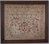 1835 Motif Sampler by Elizabeth Crow