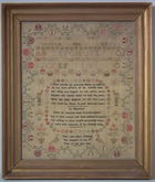 Antique Sampler, 1836 Sampler by Mary Ann Eagle