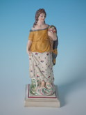 Neale Staffordshire Pearlware Ceres figure