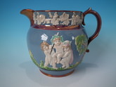 Wood & Caldwell Staffordshire cherub jug