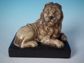 Staffordshire Wood and Caldwell Pearlware lion figure