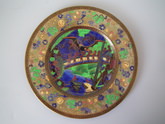 Wedgwood Fairyland lustre 'Roc Centre' Lincoln plate