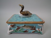 George Jones Majolica Diver sardine dish