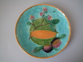 Wedgwood Majolica Melon fruit plate