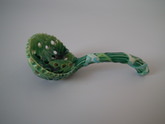 George Jones Majolica strawberry spoon