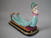 Wedgwood Majolica kneeling Princess figure
