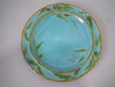 Large Minton Majolica bamboo plate