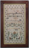 Antique Sampler, 1783 'My Mother' Verse Sampler by Charlotte Fencock
