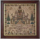 1828 St Pauls Sampler by Mary Turvey