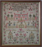 Circa 1830 Scottish House Sampler by Elizabeth F???