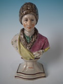 Staffordshire Pearlware 'Rouseau' bust