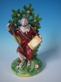 Staffordshire Pearlware 'Saint Paul' figure