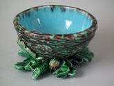 Minton Majolica sweetmeat dish