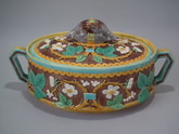 VPC Majolica wild boar game pie dish & cover