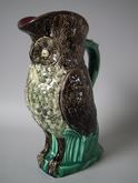 Majolica Owl pitcher