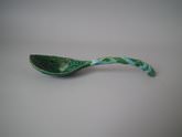 George Jones Majolica strawberry serving spoon