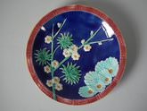 Wedgwood Majolica Lincoln pattern plate