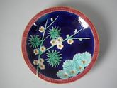 Wedgwood Majolica Lincoln pattern plate